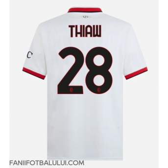 AC Milan Malick Thiaw #28 Tricou Fotbal Replică 2024-25 Barbati Deplasare